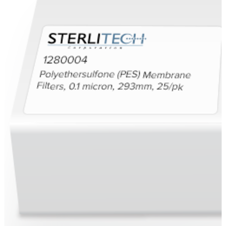 STERLITECH Polyethersulfone (PES) Membrane Filters, 0.1 micron, 293mm, PK25 1280004